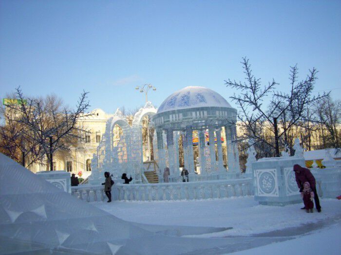 Зимняя сказка в Екатеринбурге