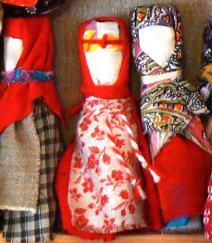 Куклы-обереги из музея ремесел города Мышкин