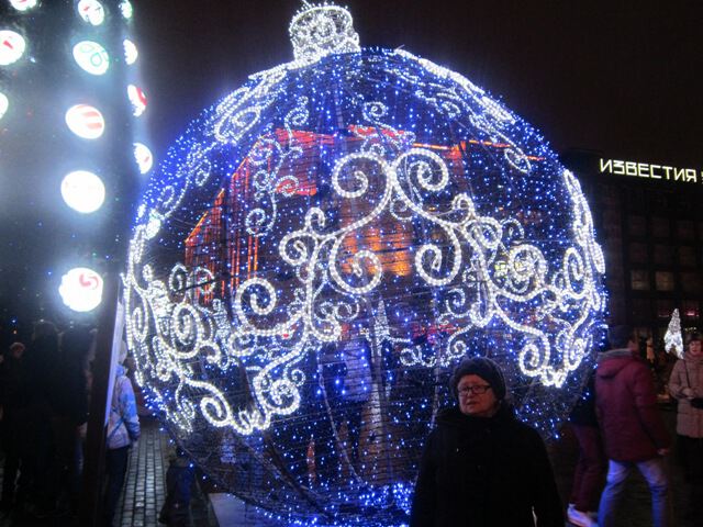 Шарик в центре Москвы