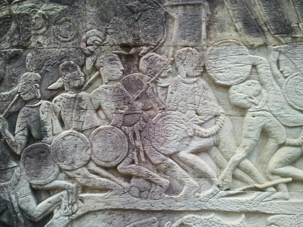Древние фрески. Камбоджа