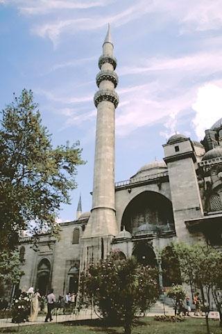 Минарет мечети Сулеймание