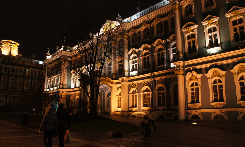 Западный фасад Зимнего дворца