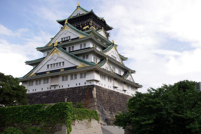 Япония. Замок в Осаке