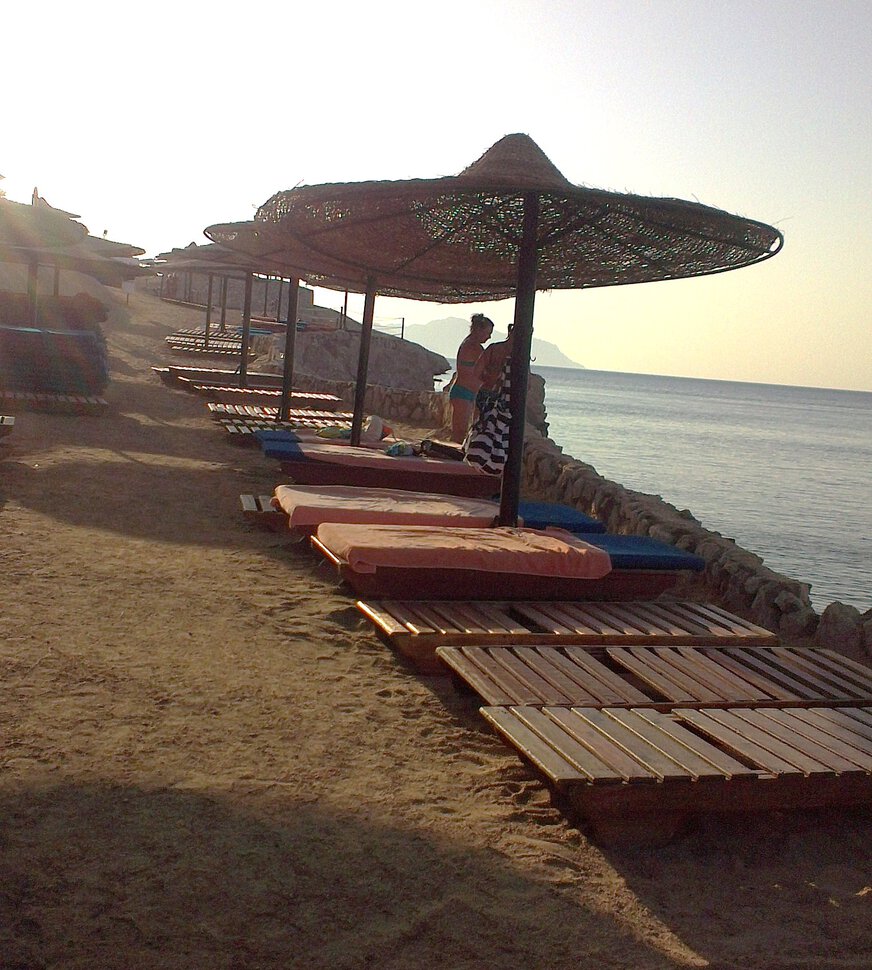 Пляж у Красного моря