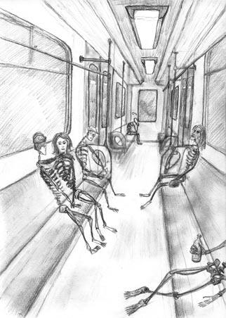 метро скелетов