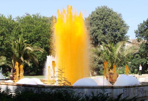 Апельсиновый фонтан