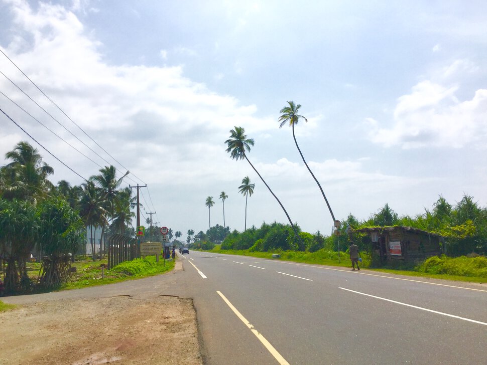 Дорога между Хиккадувой и Коломбо