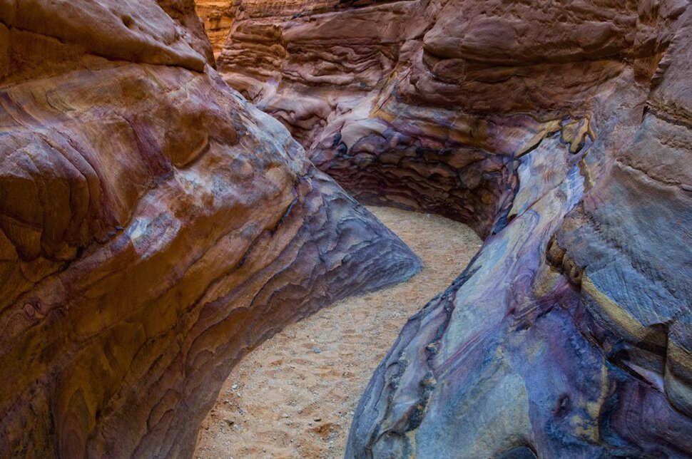цветной каньон на Синае