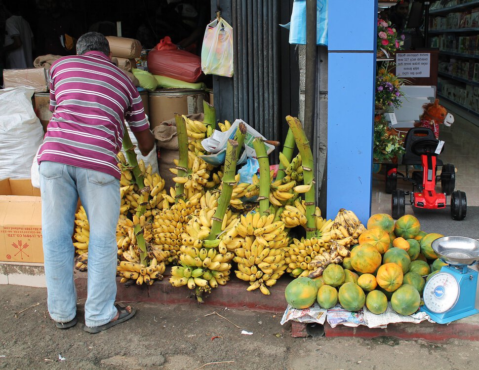 Бананы и папайи