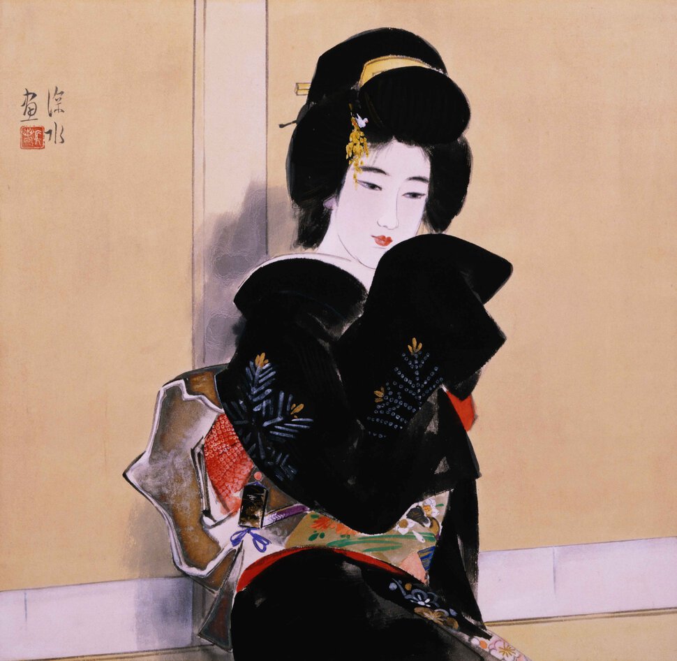 Портрет японской девушки