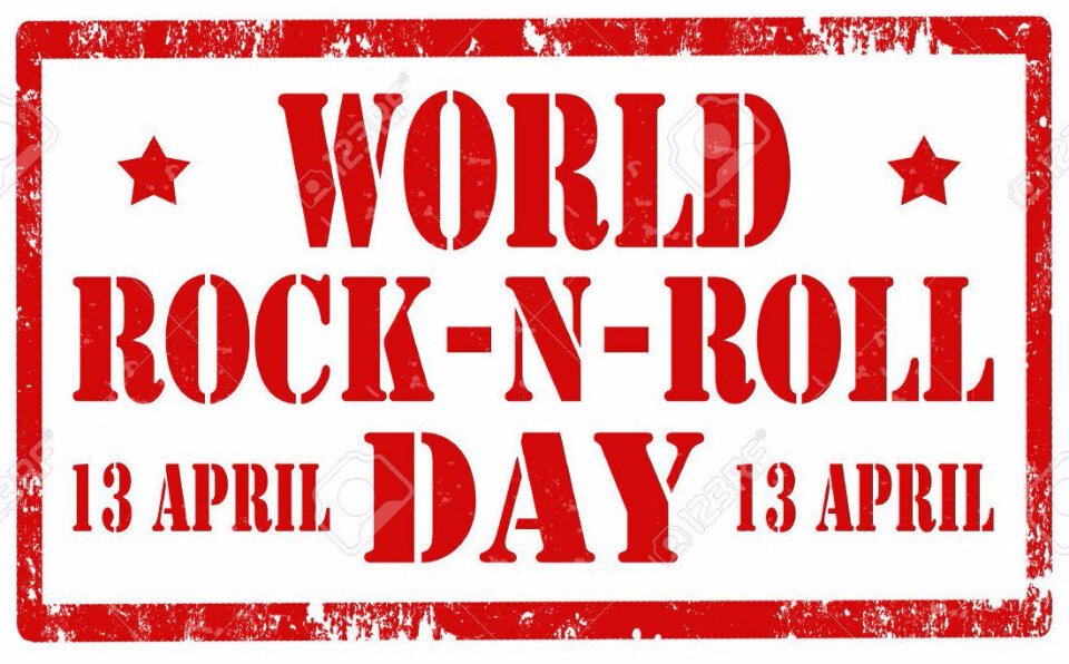 Бесплатная музыкальная открытка на День рок-н-ролла