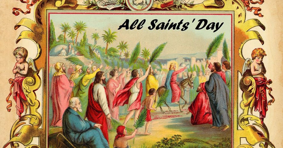 Красивая открытка на День всех святых