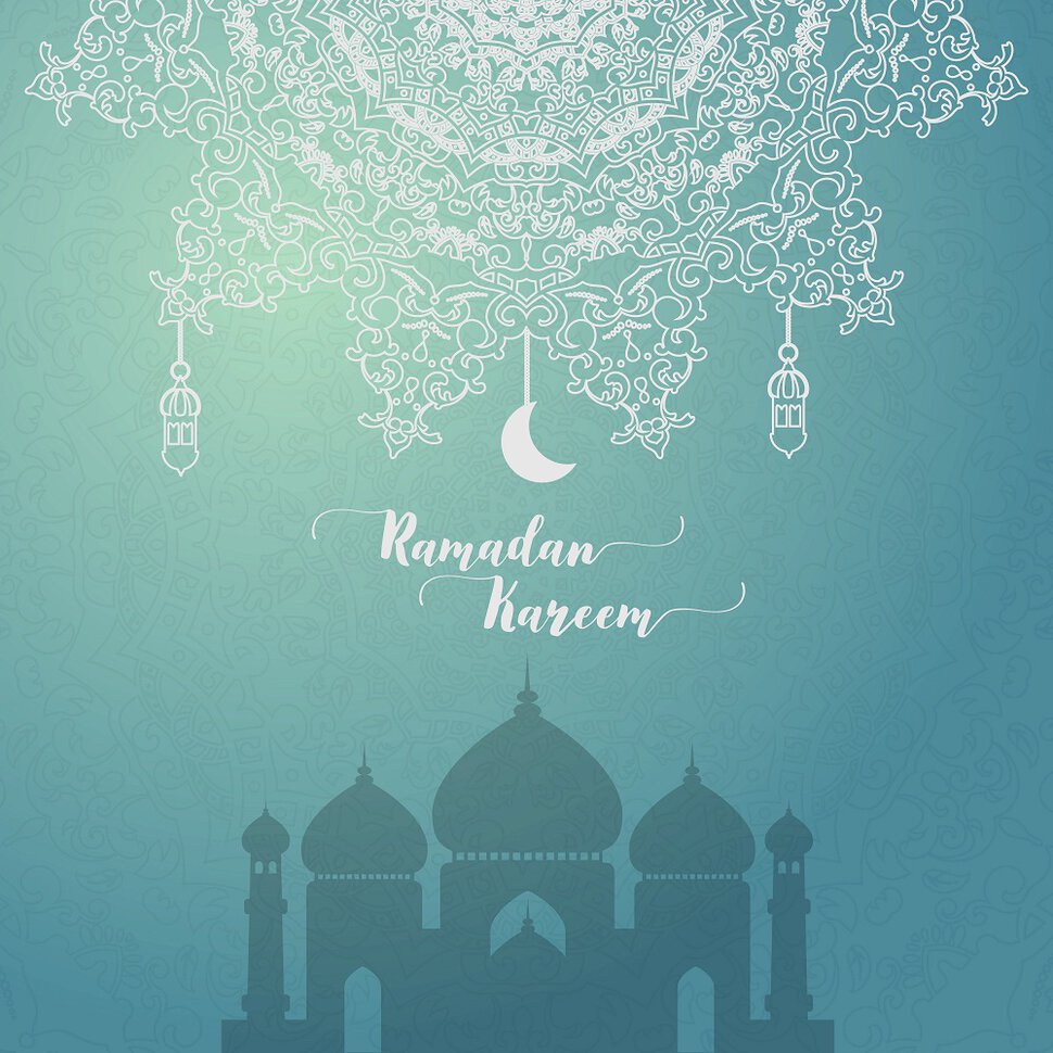 Интересная открытка на Рамадан