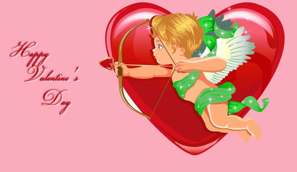 Бесплатная открытка с Днем Святого Валентина