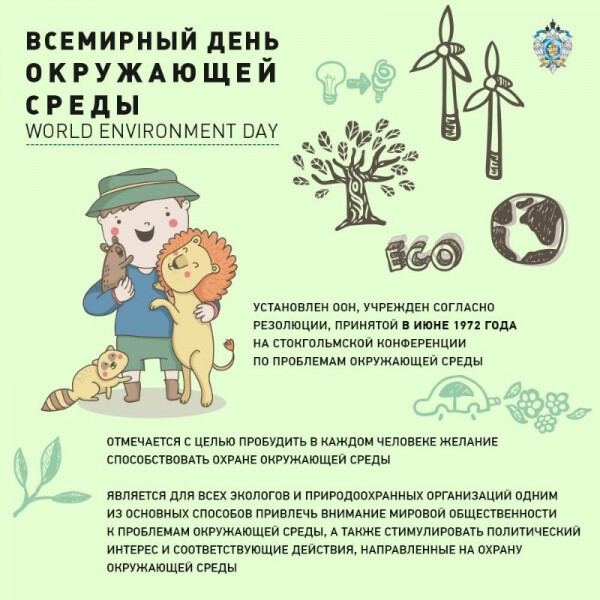 Интересная открытка на День охраны окружающей среды