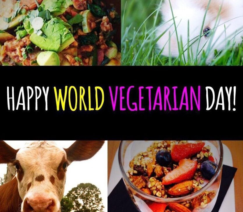 Бесплатная красивая открытка на День вегетарианства