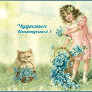 Поздравительная гиф открытка Хорошего Песаха!