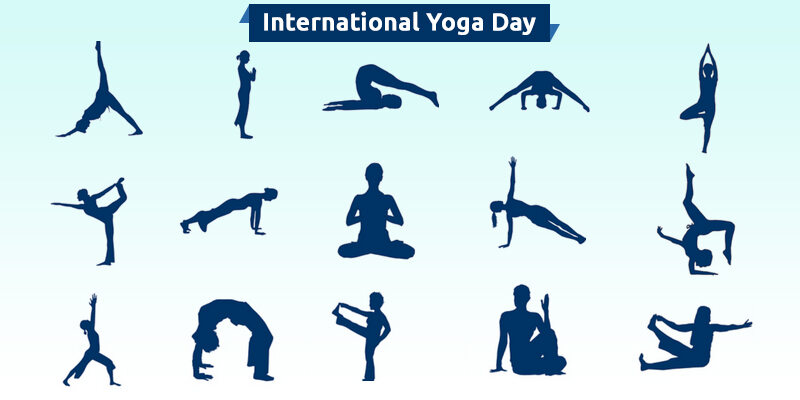 Бесплатная открытка с международным днем йоги
