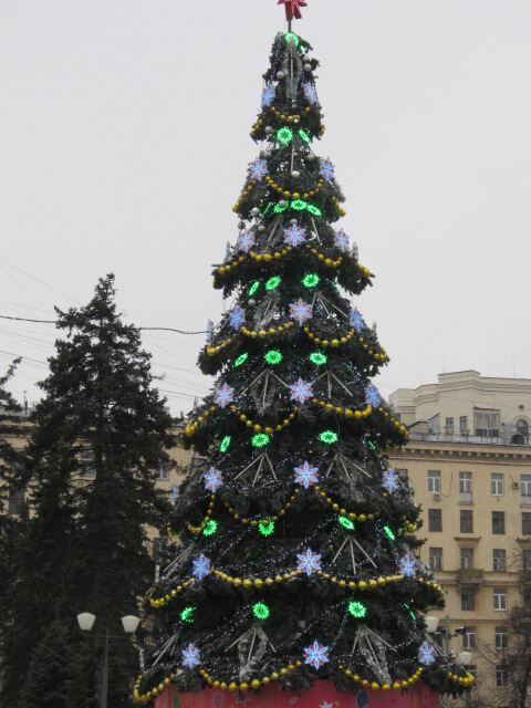 Кутузовский проспект. Рождественская ёлка