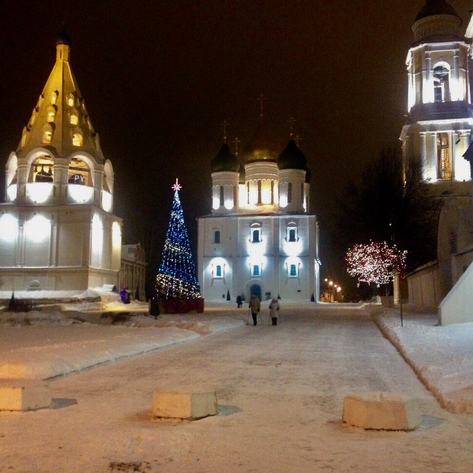 Зимним вечером в Коломне