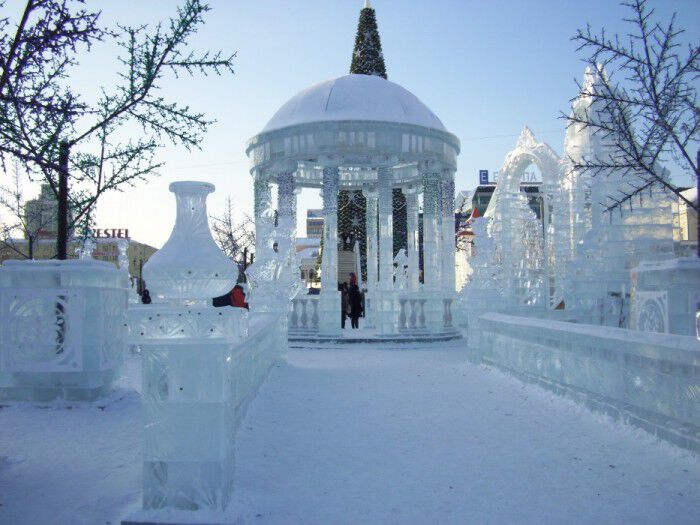 Зимняя сказка в Екатеринбурге