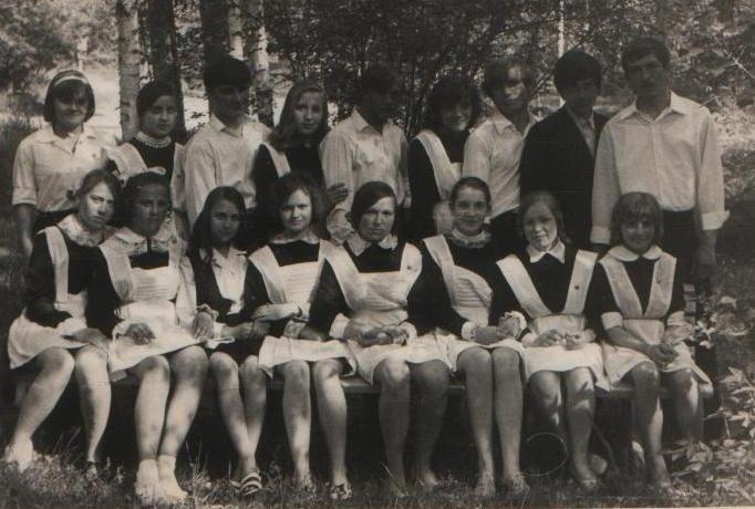 Последний звонок 1973 год Свердловск шк.33 - 8-Б