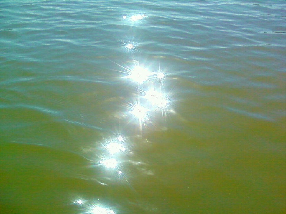 Лучики в воде