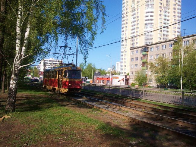С трамваем по городу