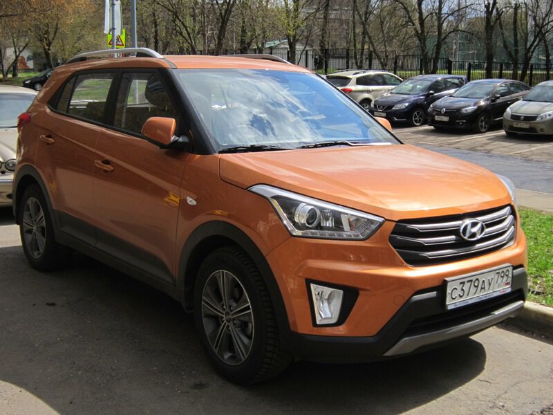 Оранжевый Hyundai