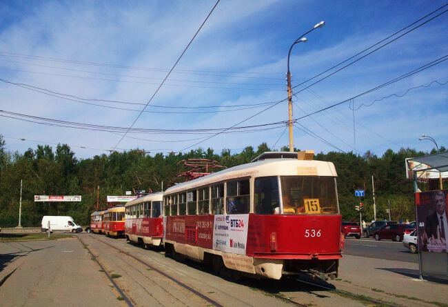 С трамваем по городу