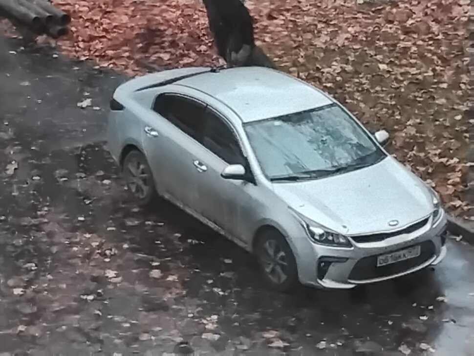 Серебристый KIA