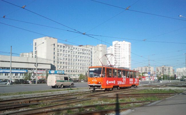 С трамваем по городу