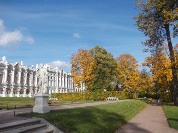 Золотая осень в Пушкине - В парке