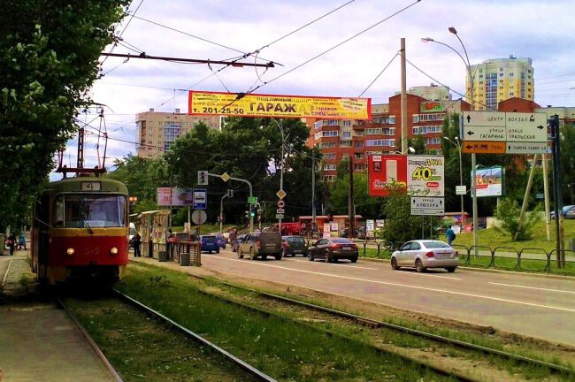 С трамваем по городу