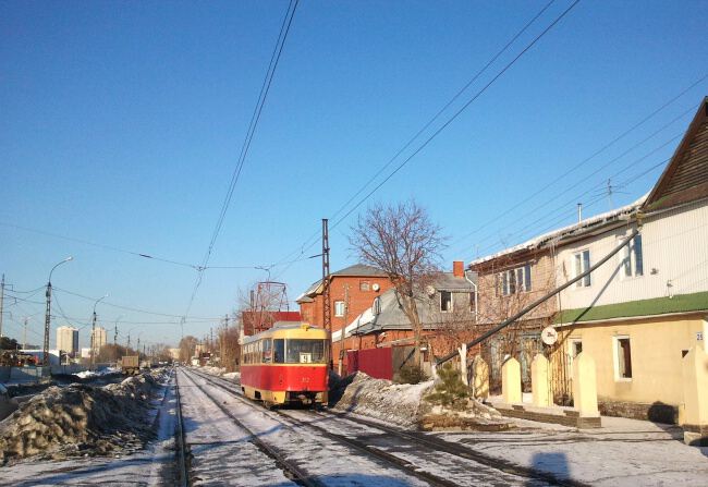 С трамваем по городу