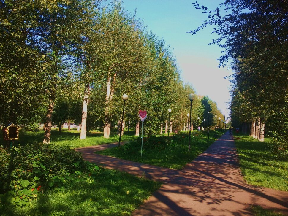 По аллейке