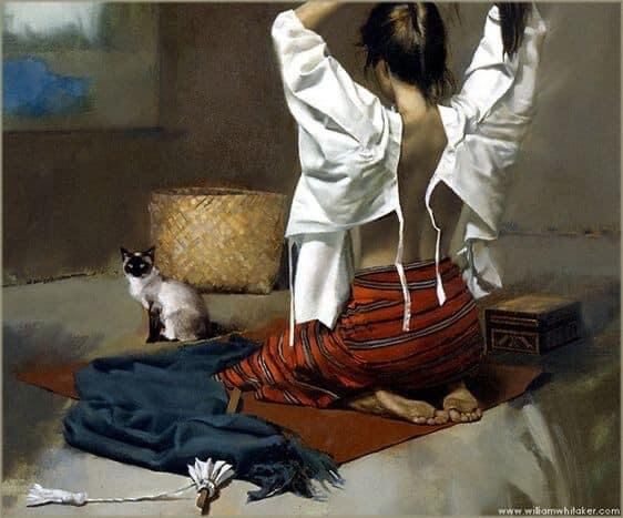 Женские образы художника William Whitaker