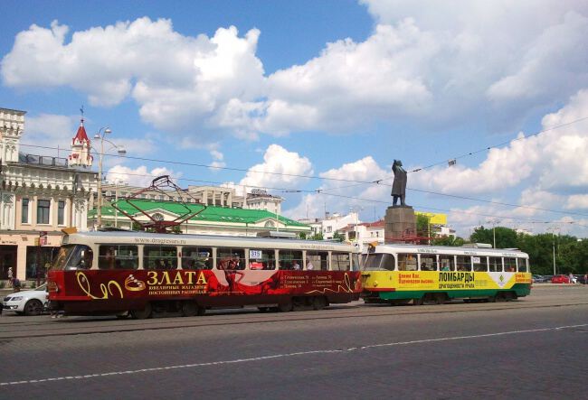 С трамваем по городу