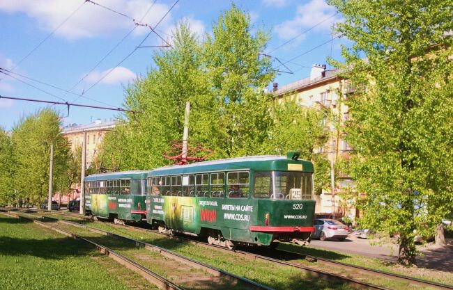 С трамваем по городу