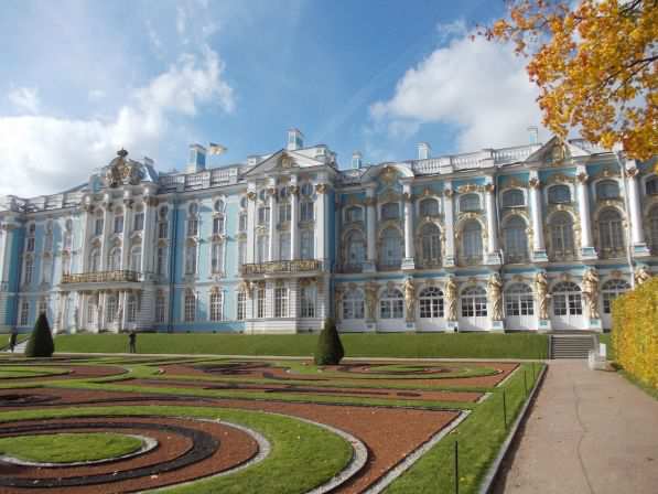 Золотая осень в Пушкине - Екатерининский дворец