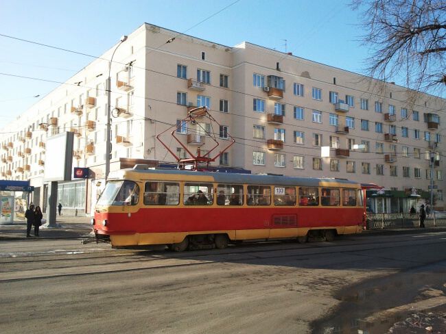 С трамваем по городу