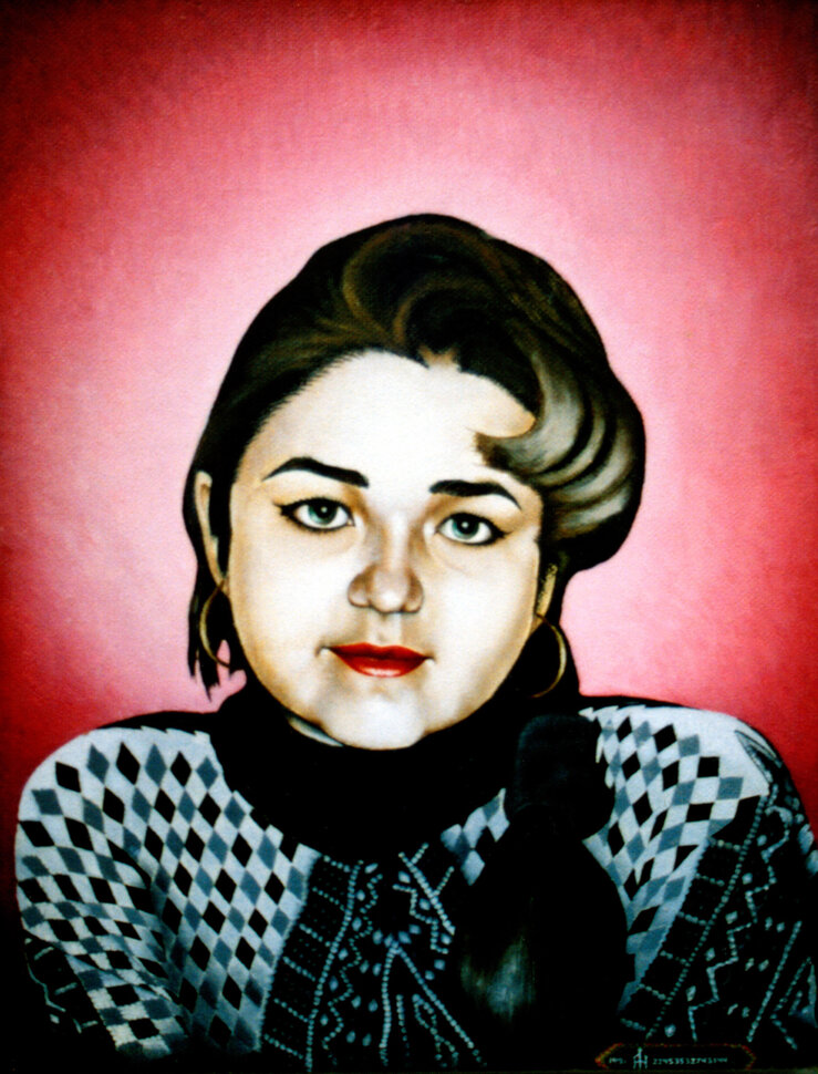 Венера : 60х40 : фанера масло : 1997
