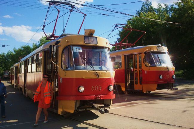 С трамваем по городу