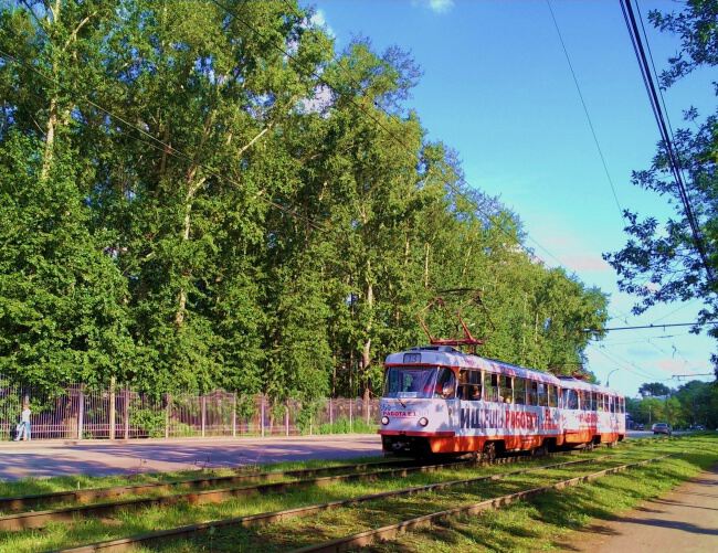 С трамваем по городу