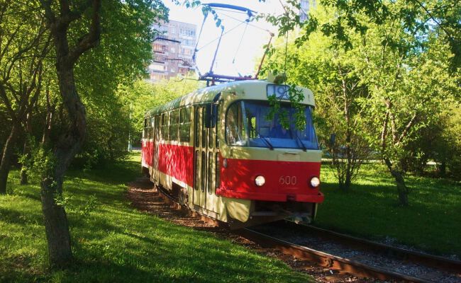 С трамваем по городу