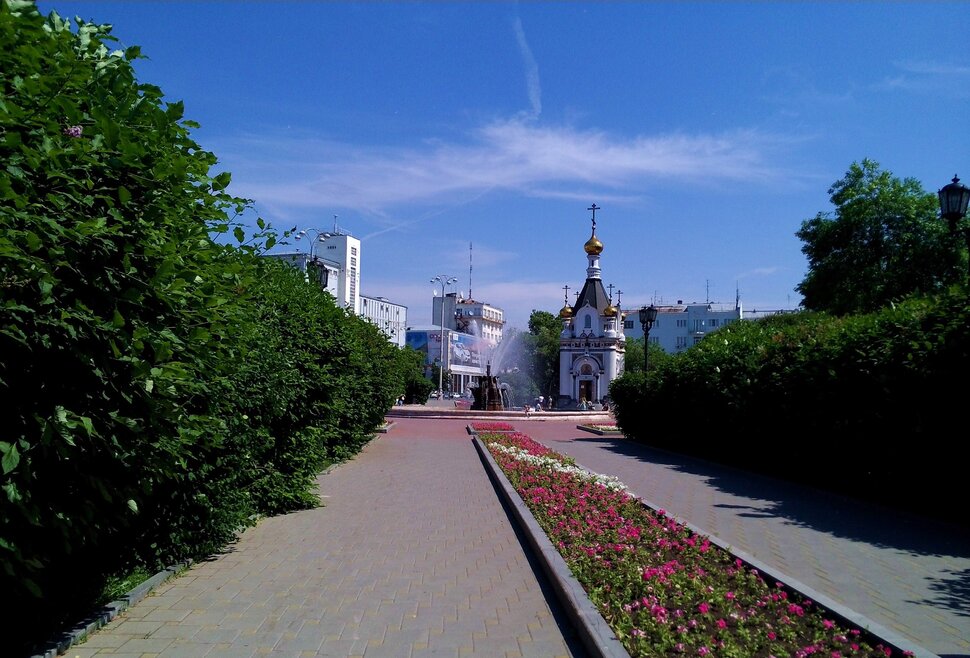 В сквере
