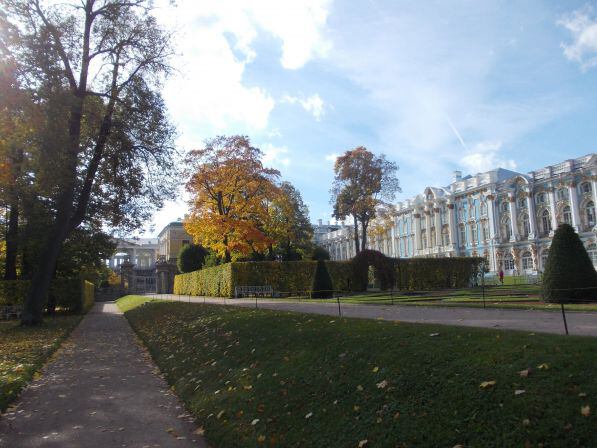 Золотая осень в Пушкине - В парке