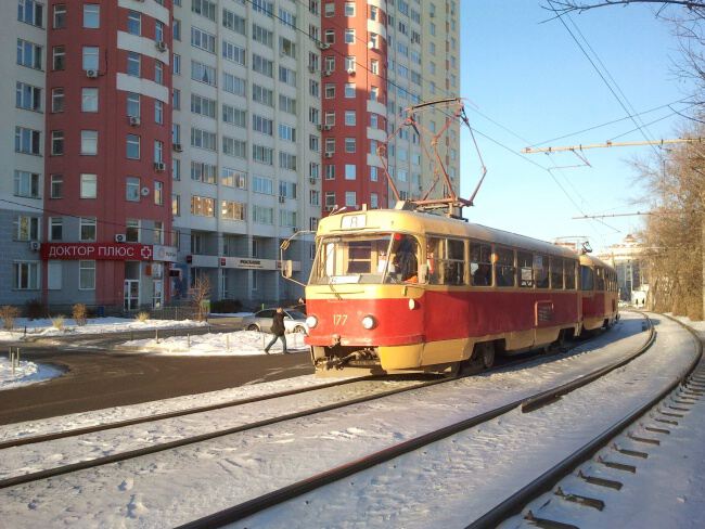 С трамваем по городу