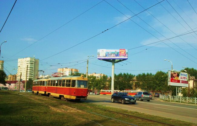 С трамваем по городу