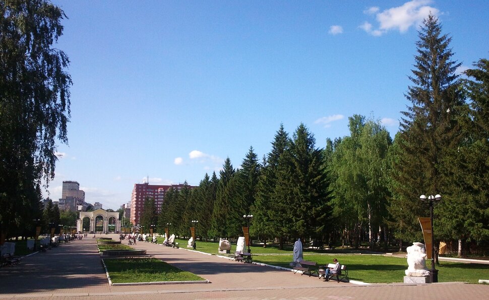 В парке в мае